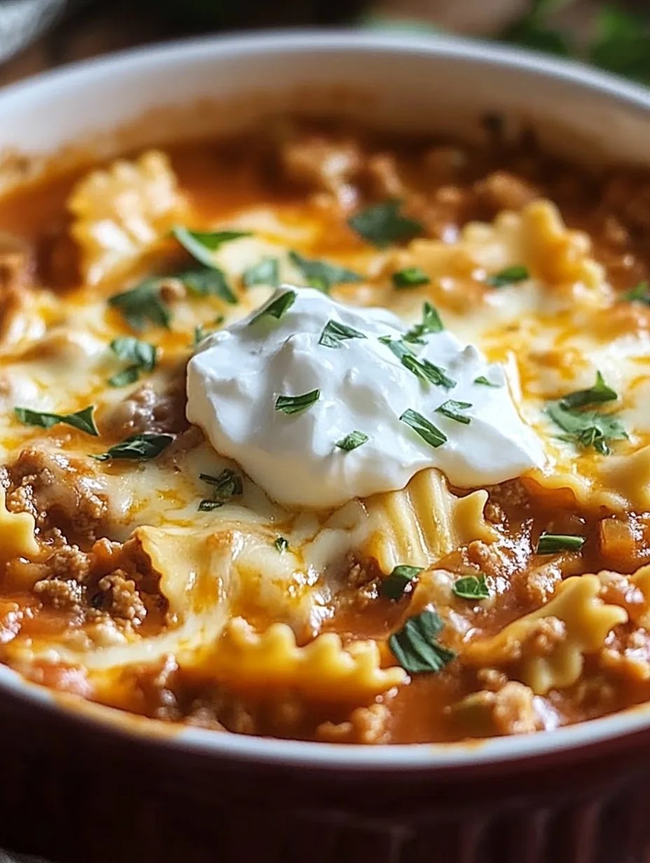 Easy Lasagna Soup