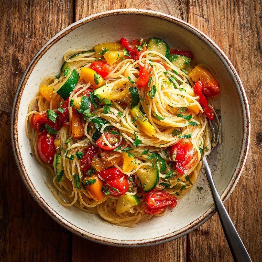 Angel Hair Pasta Primavera