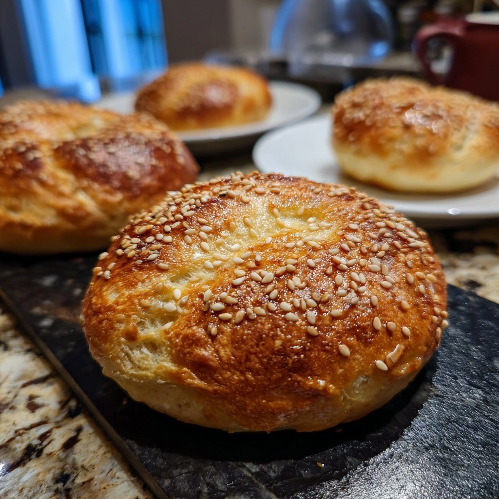 Soft Air Fryer Yogurt Bagels