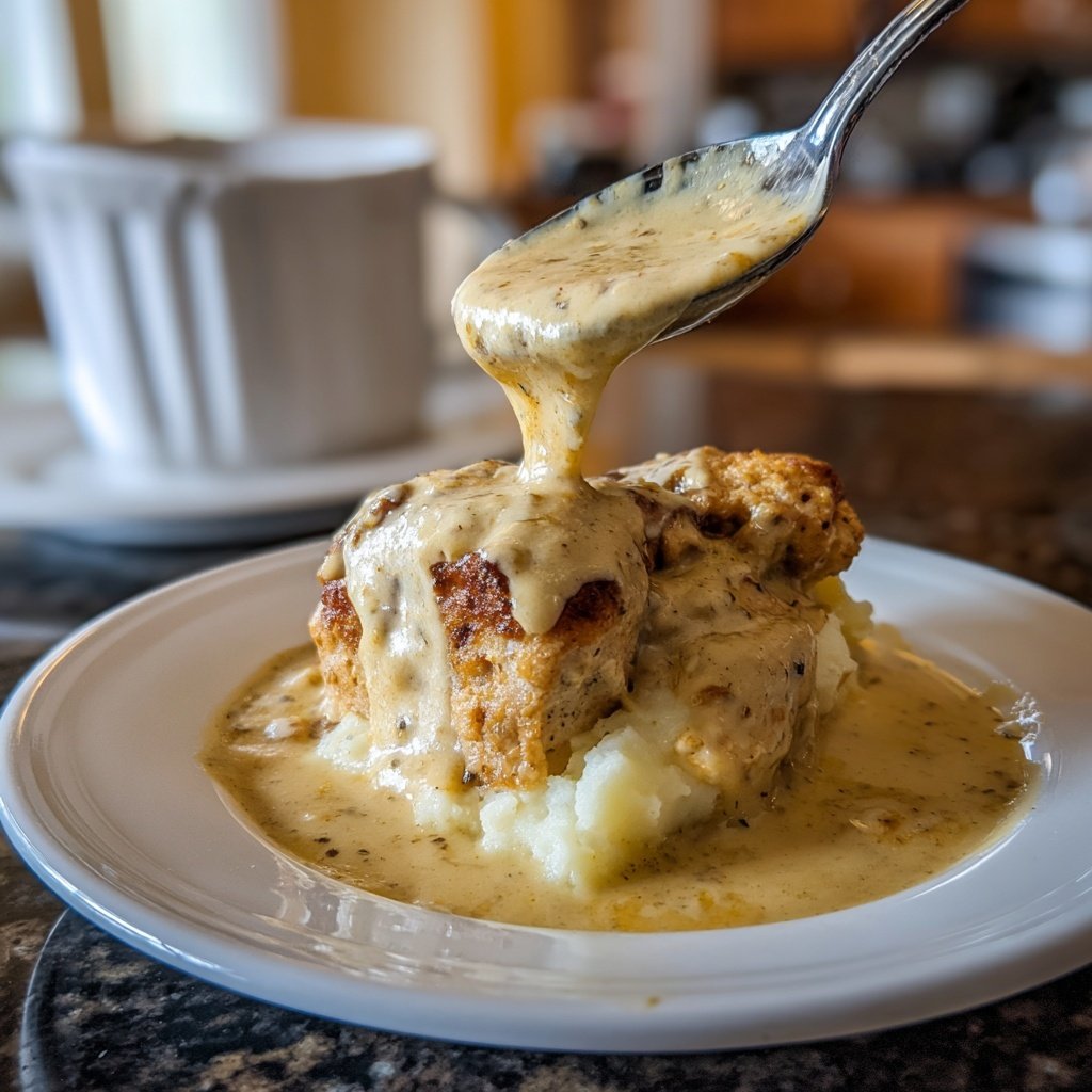 Comfort Food Creamy Chicken and Mashed Potatoes