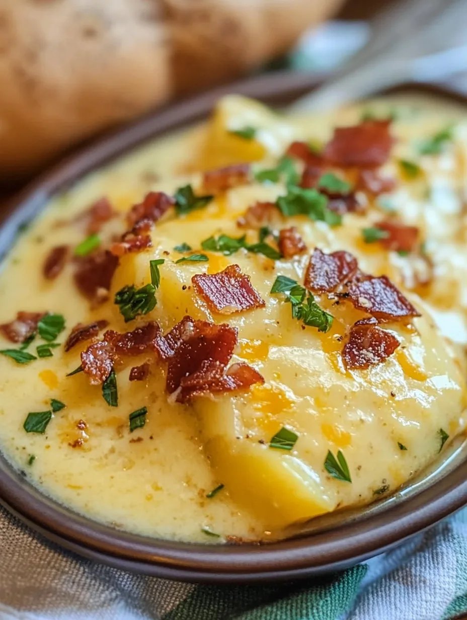Creamy Loaded Baked Potato Soup Recipe