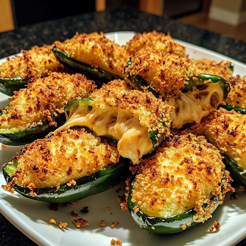 Jalapeno Poppers with Smoked Cheese