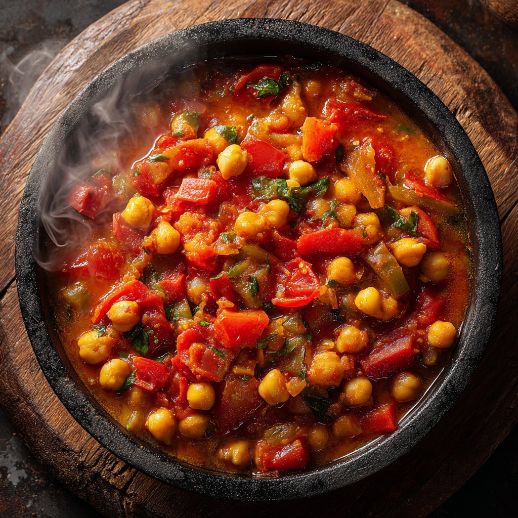 Healthy Dinner Tomato Chickpea Stew