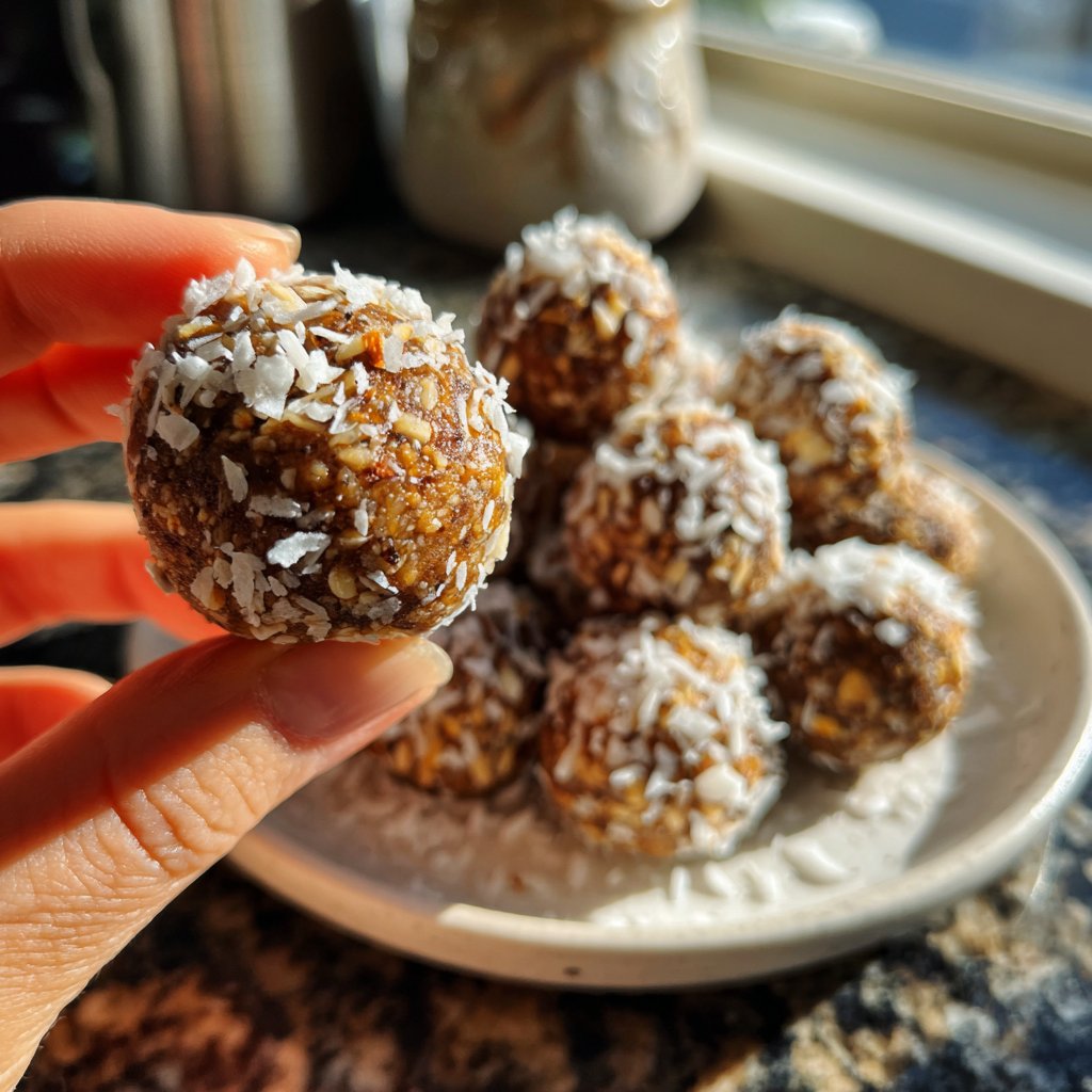 Protein Balls with Almond Milk