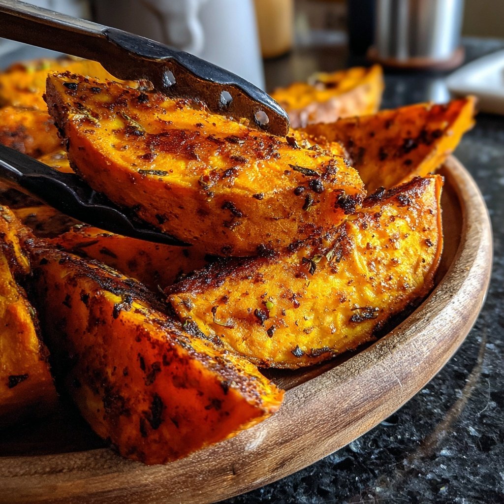 Jamaican Jerk Roasted Sweet Potatoes