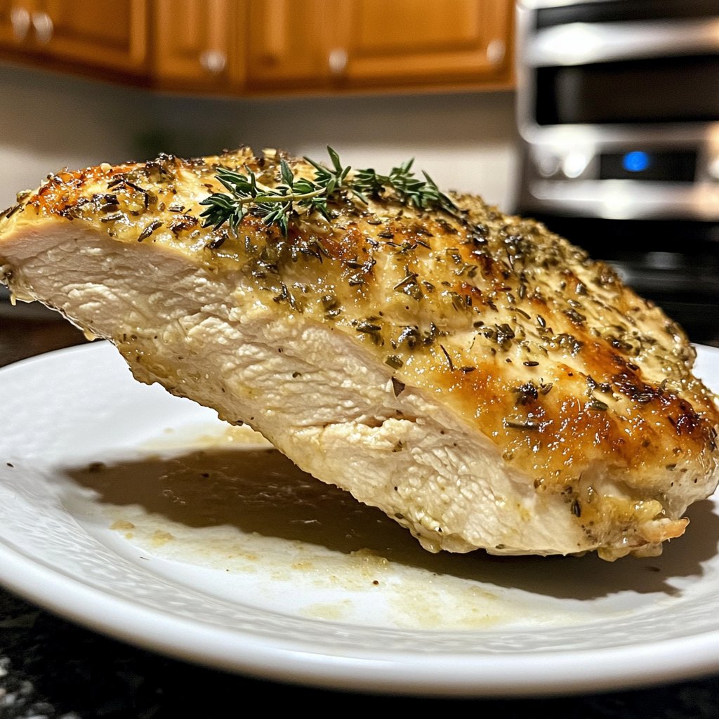 Chicken Breast with Thyme and Butter