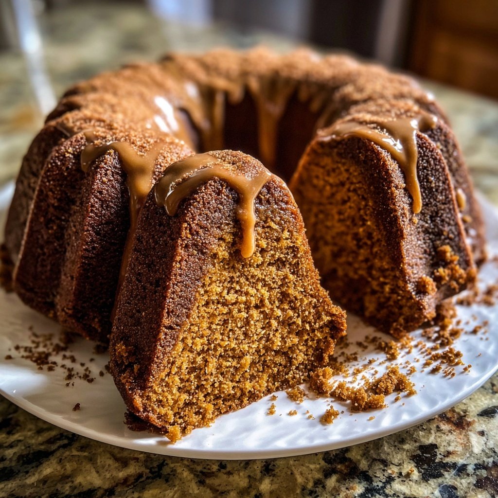 Gingerbread Pudding Cake