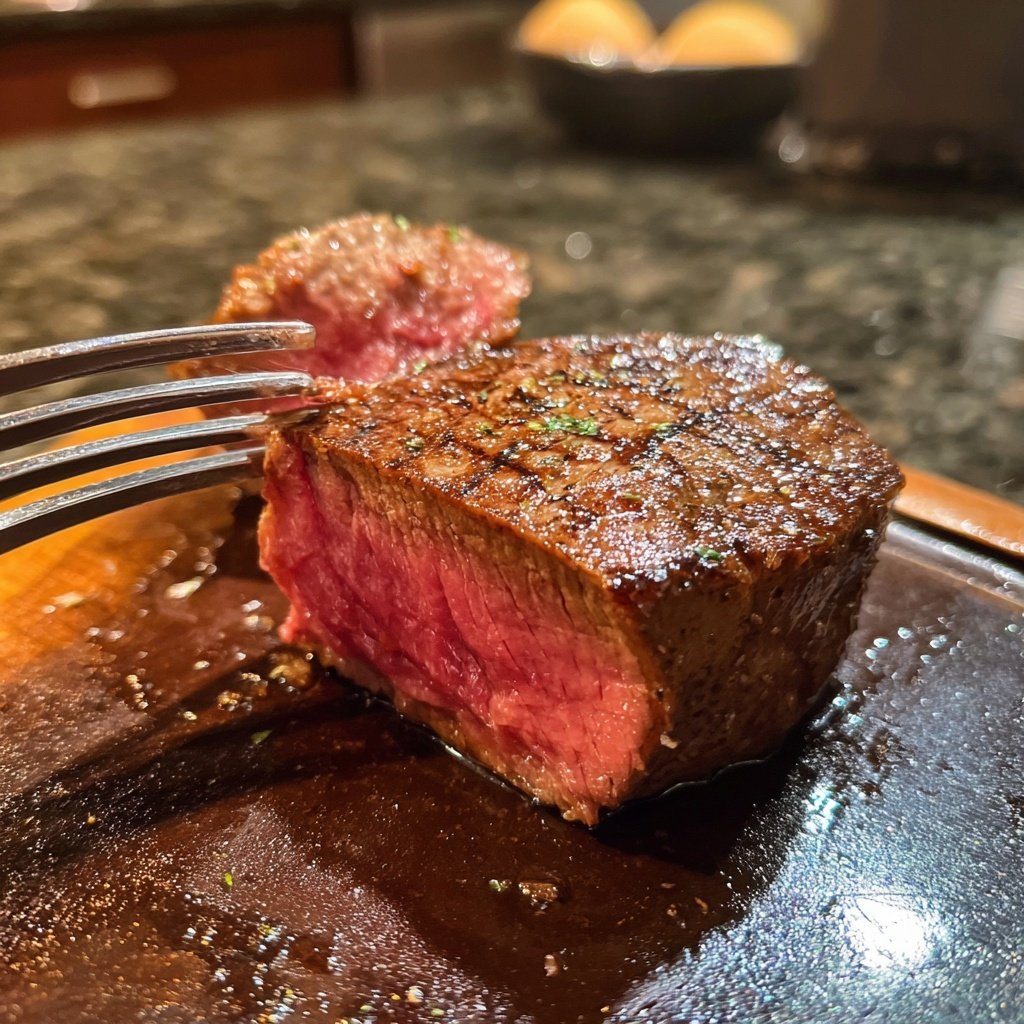 Romantic Filet Mignon with Red Wine Sauce