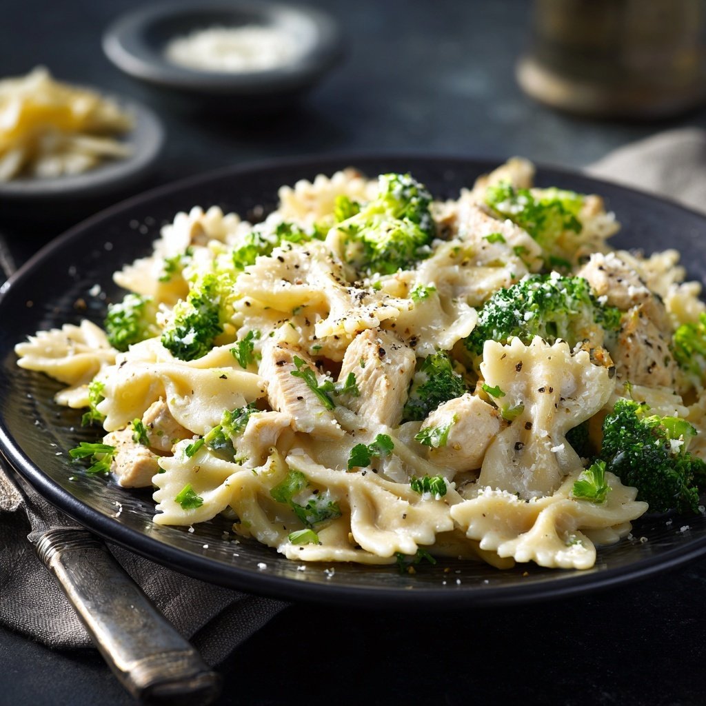 Bow Tie Pasta With Chicken And Broccoli