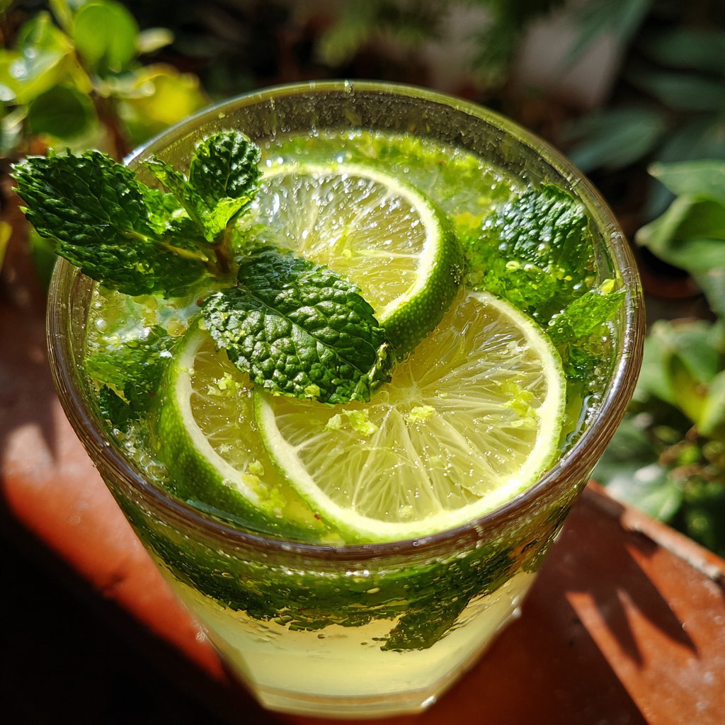 Spring Drinks With Mint And Lime